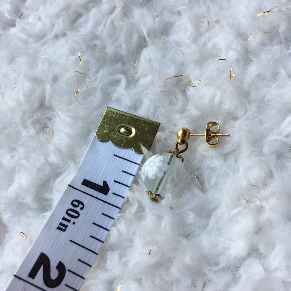 Hand made dangle earrings - Picture 4 of 5